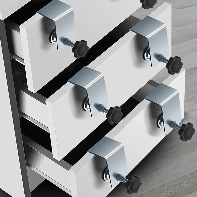 Clambo™ – Комплект скоби за фиксиране на чекмеджета, професионални дърводелски инструменти