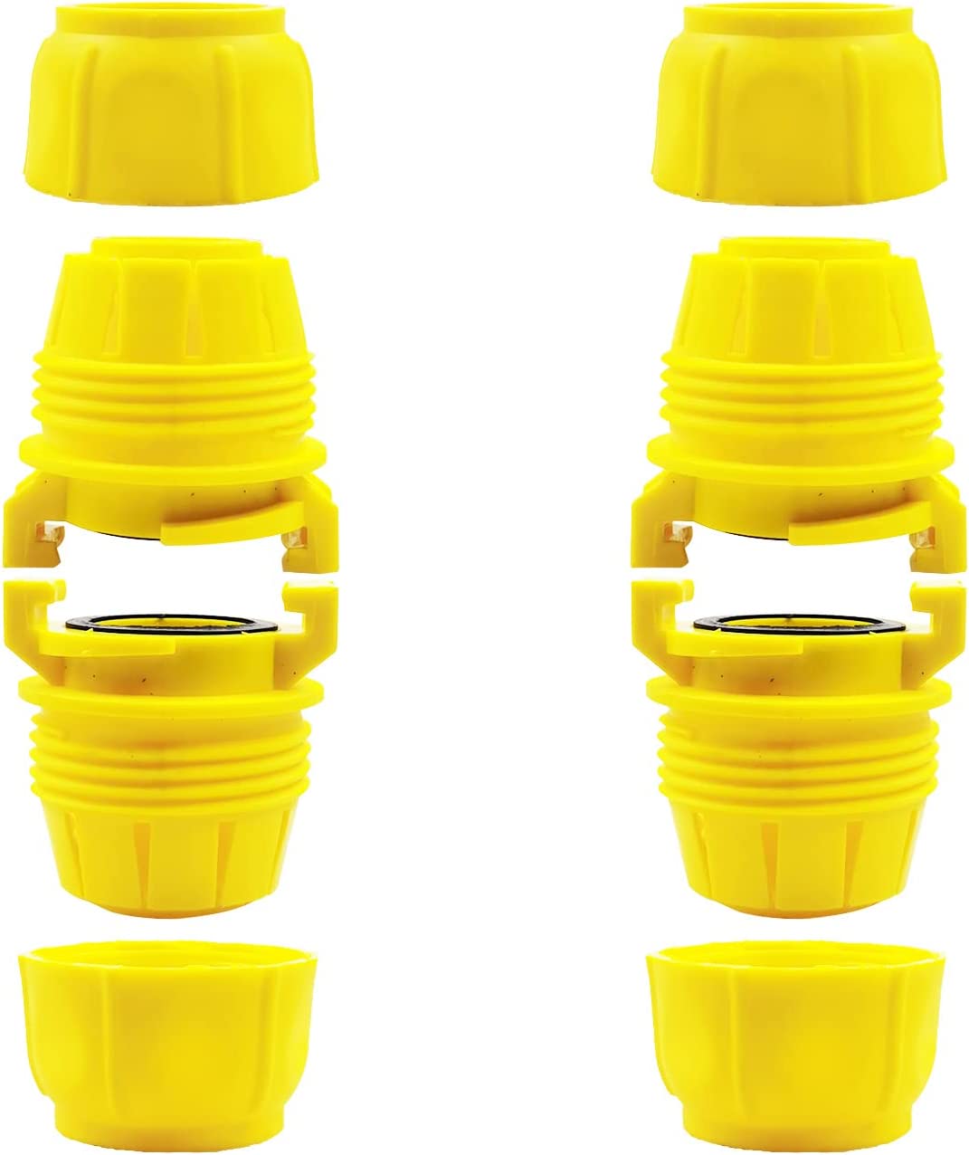 Конектори за градински маркучи (2 комплекта) (1")