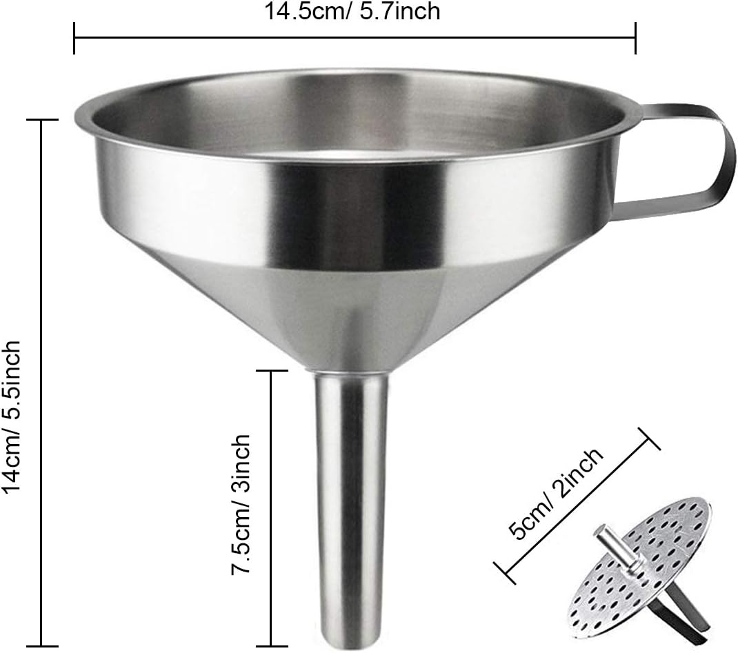 🔥1+1 ОФЕРТА!🔥Професионална кухненска фуния от неръждаема стомана