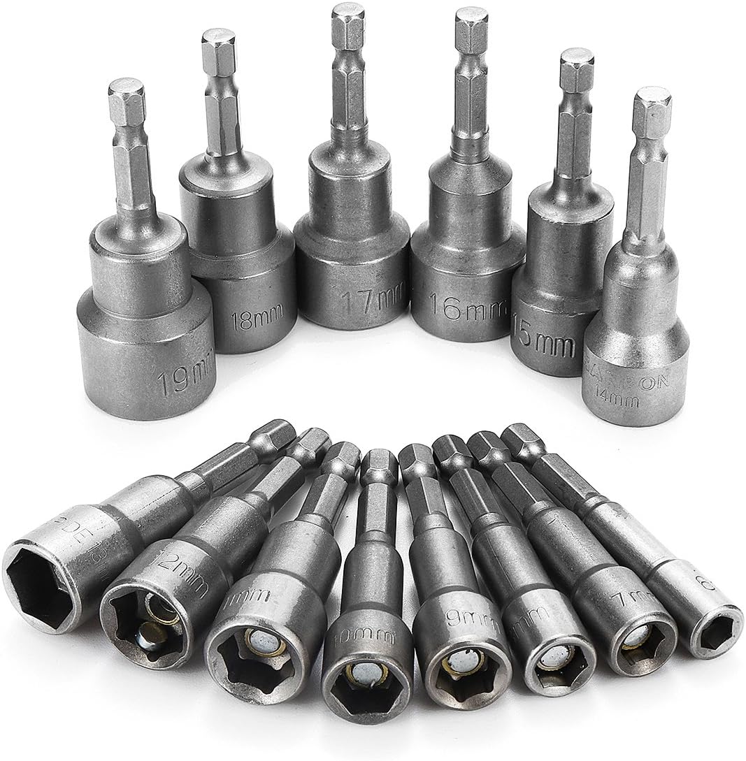 Комплект свредла за винтове с гайки (комплект от 10 части)