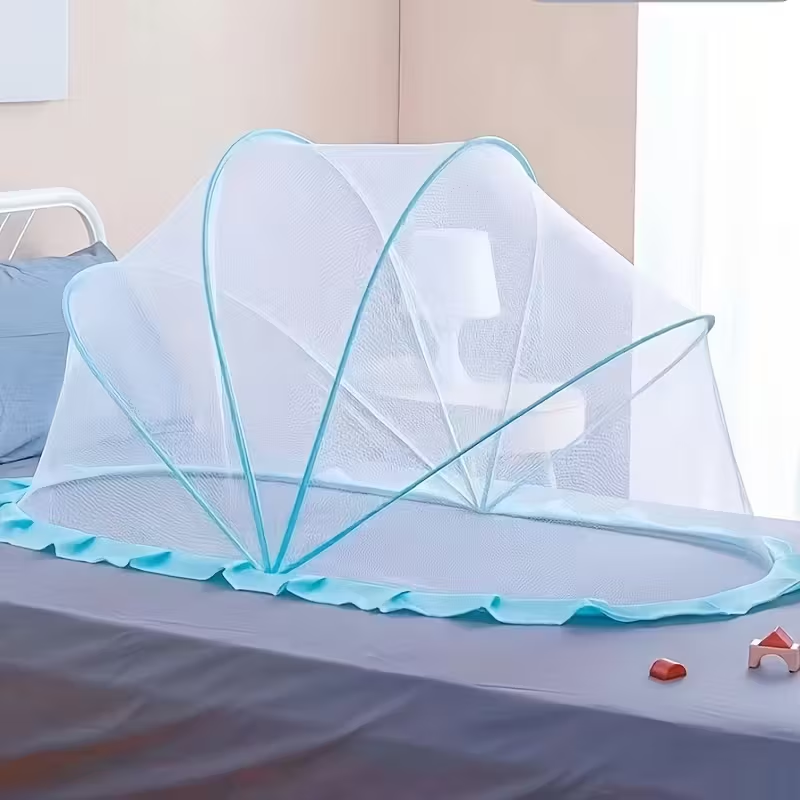 SleepGuard™ – Висококачествена мрежа против комари, голям размер (125×65×60 cm)