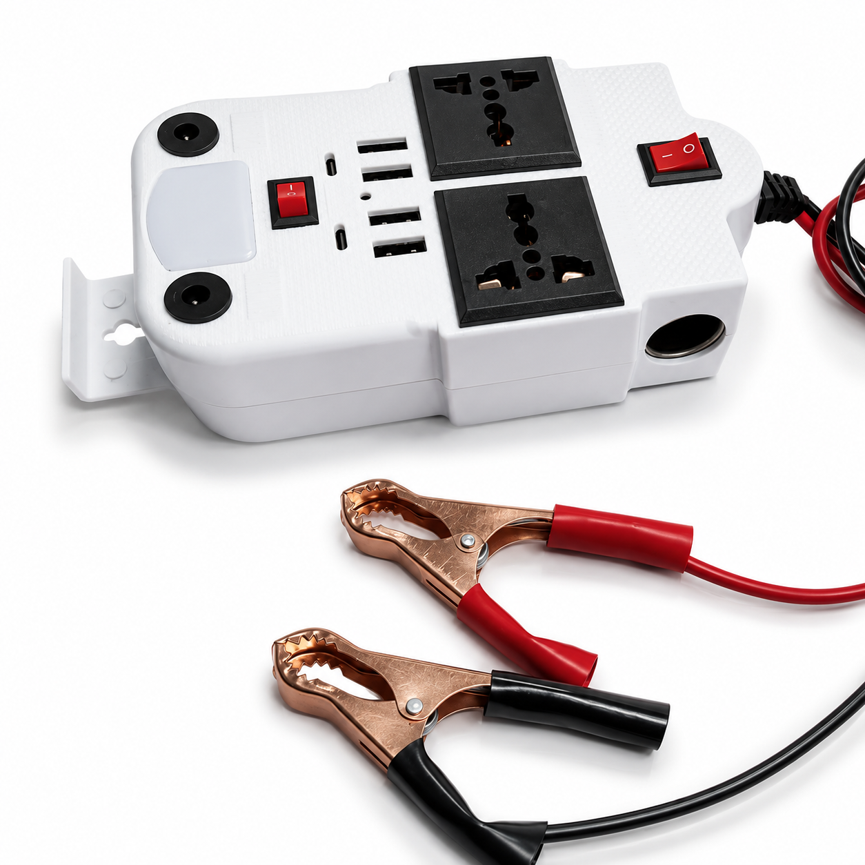 Powerix™ – Интелигентен автомобилен инвертор 300W с 4 USB и 2 PD порта