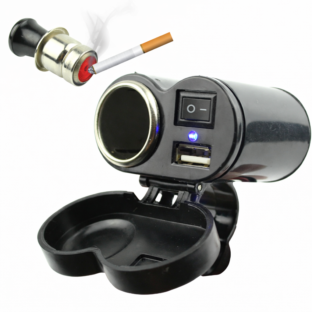 PowerMount™ - USB зарядно + гнездо за запалка за кормило
