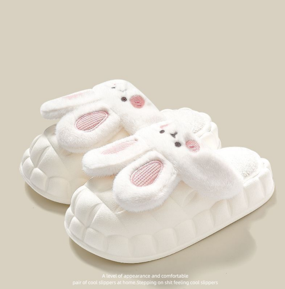 CuteRabbit™ Подвижни пухкави чехли