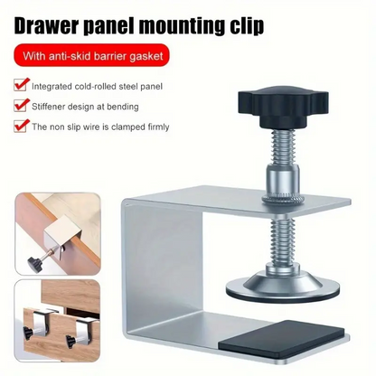 Clambo™ – Комплект скоби за фиксиране на чекмеджета, професионални дърводелски инструменти