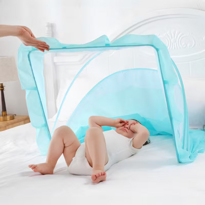 SleepGuard™ – Висококачествена мрежа против комари, голям размер (125×65×60 cm)