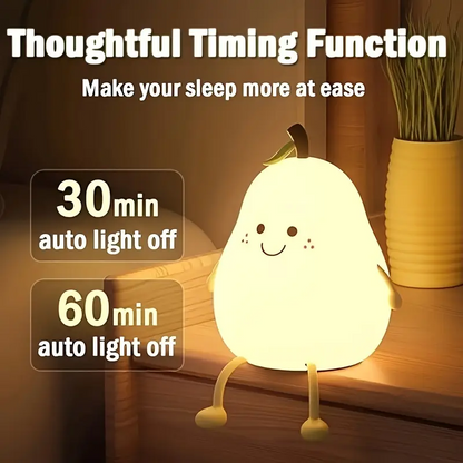 PearGlow™ – Нощна лампа във формата на круша с разноцветни светлини