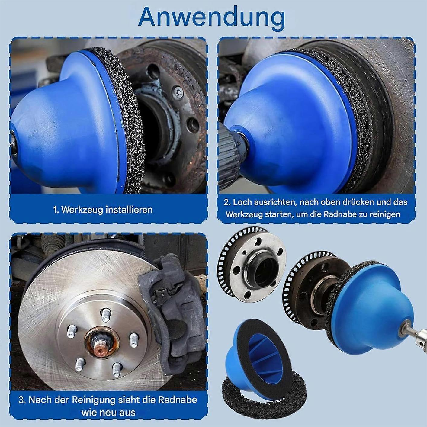 WheelShine™ – Абразивен диск за почистване на главина и спирачен диск