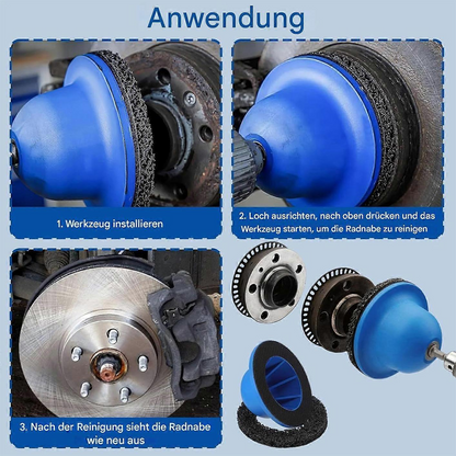 WheelShine™ – Абразивен диск за почистване на главина и спирачен диск