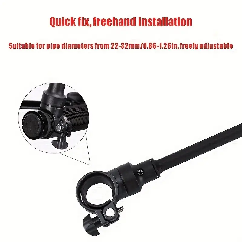 Противоплъзгащи се огледала за обратно виждане за кормило 22-38 мм (2 бр.)