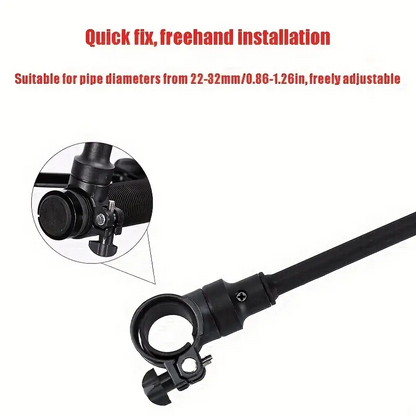 Противоплъзгащи се огледала за обратно виждане за кормило 22-38 мм (2 бр.)