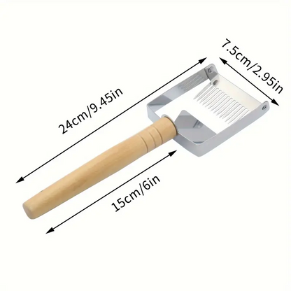 BeeSweet™ – Скрабър за мед с дървена дръжка