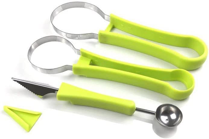 Комплект инструменти за резба на плодове и зеленчуци 4 в 1