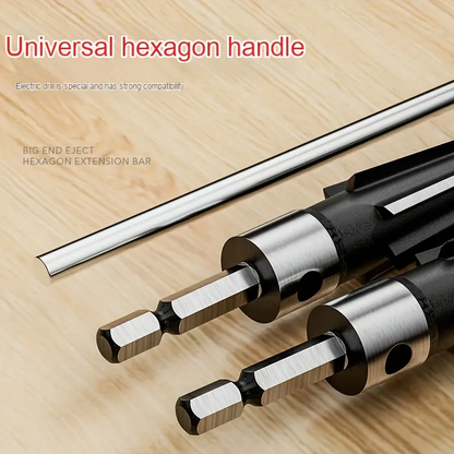 SharpCraft™ – Комплект конични свредла и фрези за дърво и метал (Комплект от 4 броя)