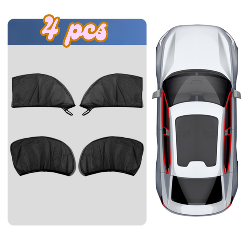 AutoGuard™ – Комплект от 4 мрежи против комари за страничните прозорци на автомобила