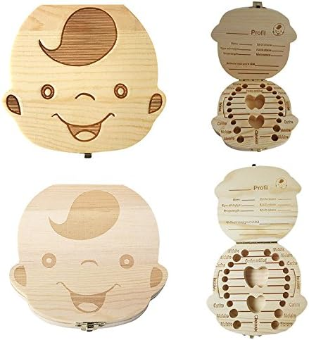 Кутия за съхранение на млечни зъби за бебета