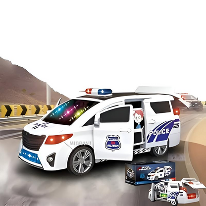 LightPatrol™ – Полицейска кола с реалистични светлини и звуци