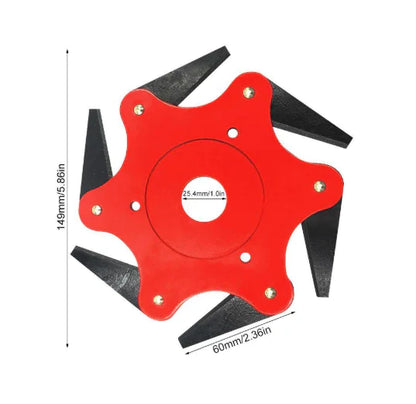 Дискова косачка с 6 шипа