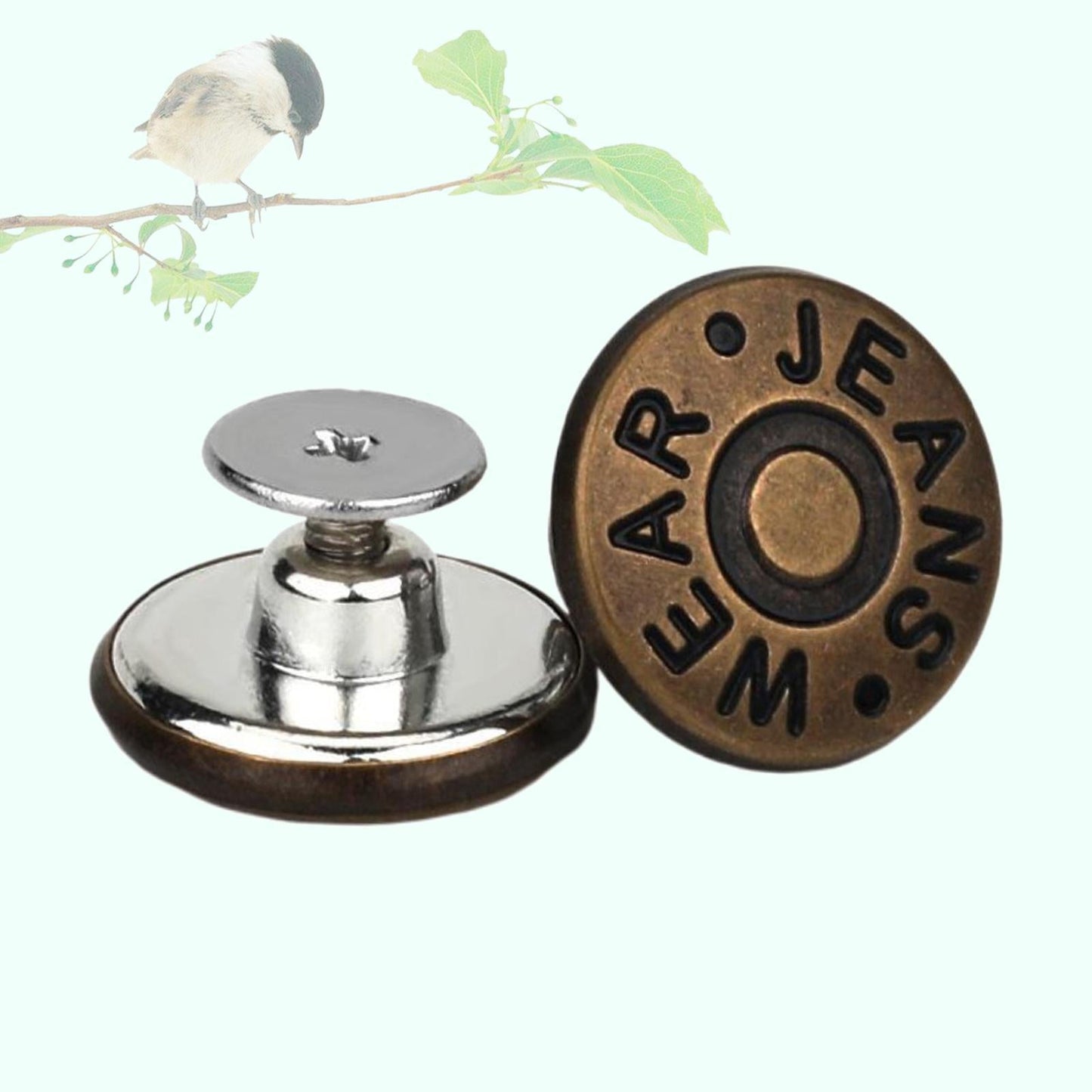 Комплект копчета за панталон (10 части)