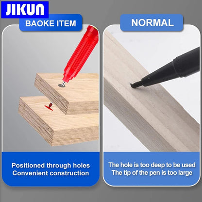 Водоустойчиви маркери с дълга глава за конструиране (комплект от 10 бр.)