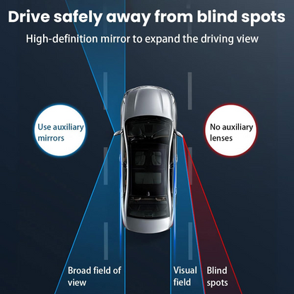 Biflect™ – Комплект от 2 огледала за мъртви ъгли с 360° въртене и разширена видимост