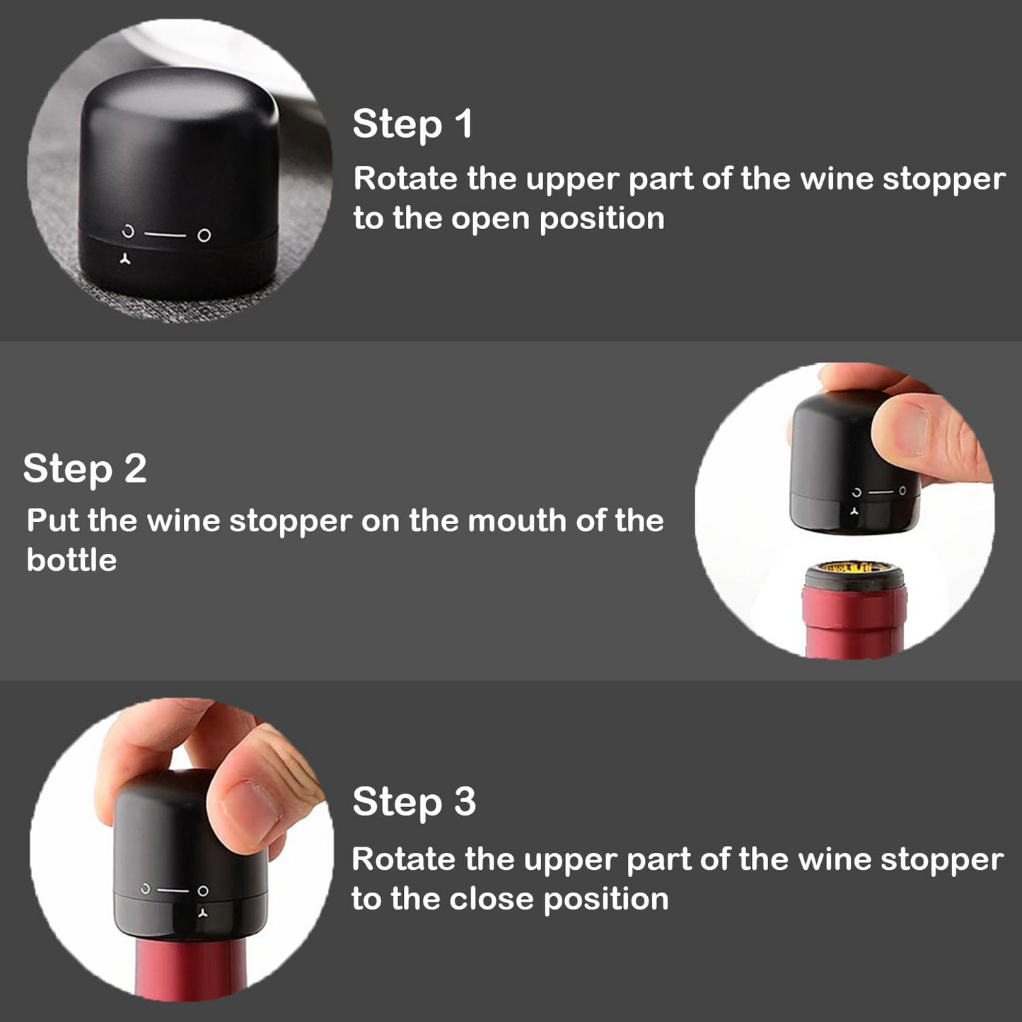 Запушалка за бутилка вино