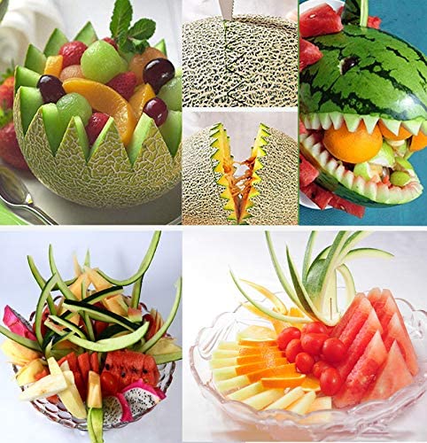 Комплект инструменти за резба на плодове и зеленчуци 4 в 1