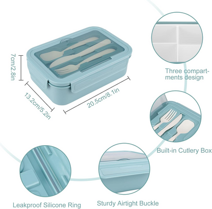 🔥1+1 ОФЕРТА!🔥Кутия за храна с 3 отделения