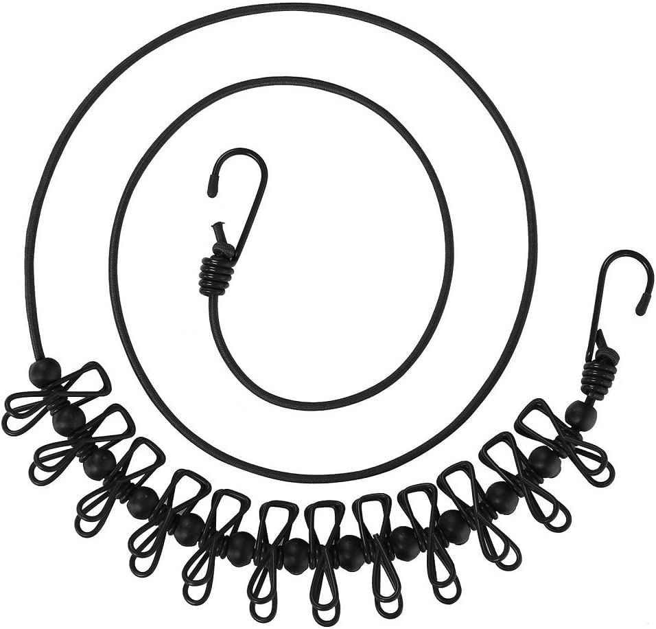 Въже за дрехи с 12 кукички (2 бр.)