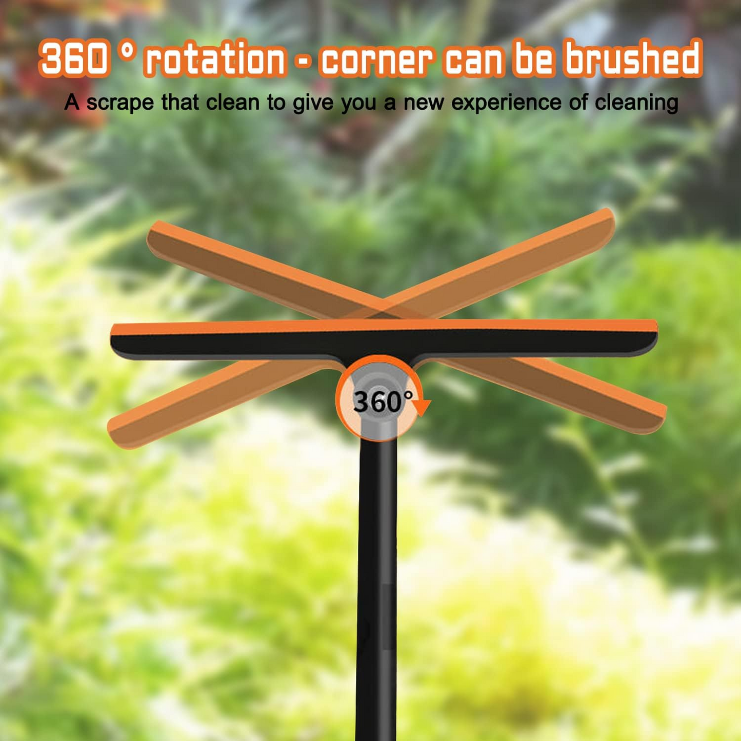 Въртяща се четка за почистване на прозорци