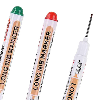 Водоустойчиви маркери с дълга глава за конструиране (комплект от 10 бр.)