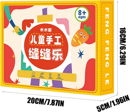 CraftZoo™ – Комплект за шиене на животинки от филц за деца