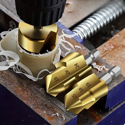 PipePro™ – Комплект стъпаловидни свредла 3 броя за PPR тръби