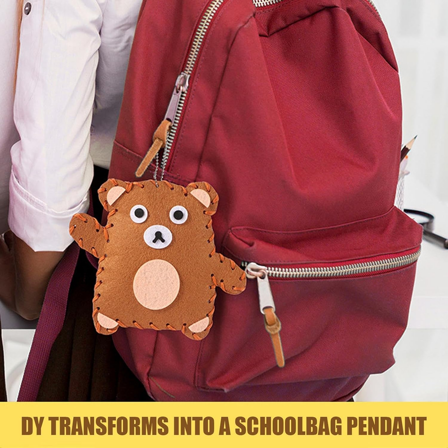 CraftZoo™ – Комплект за шиене на животинки от филц за деца