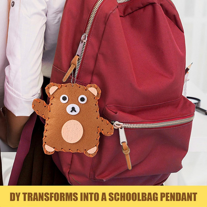 CraftZoo™ – Комплект за шиене на животинки от филц за деца