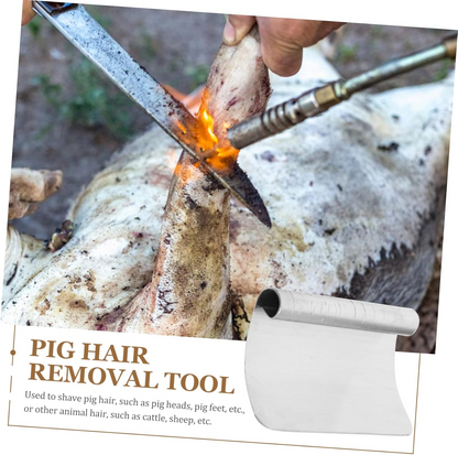 HogClean Pro™ – Професионален стъргач от неръждаема стомана за свинска четина