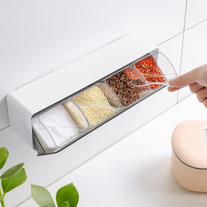 🔥1+1 ОФЕРТА!🔥SpicePro™ стенен органайзер за подправки