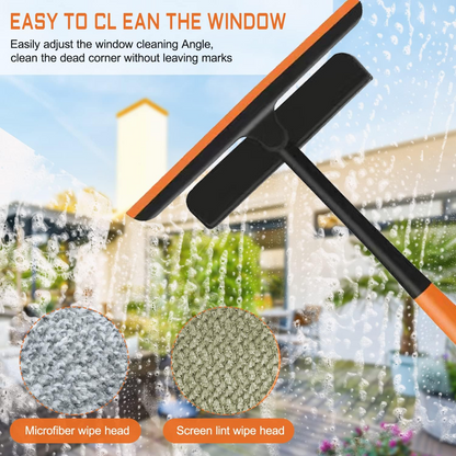 Въртяща се четка за почистване на прозорци