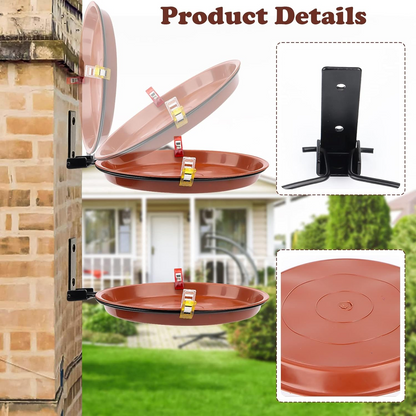 Комплект от 2 табли за птици - идеални за хранене и къпане