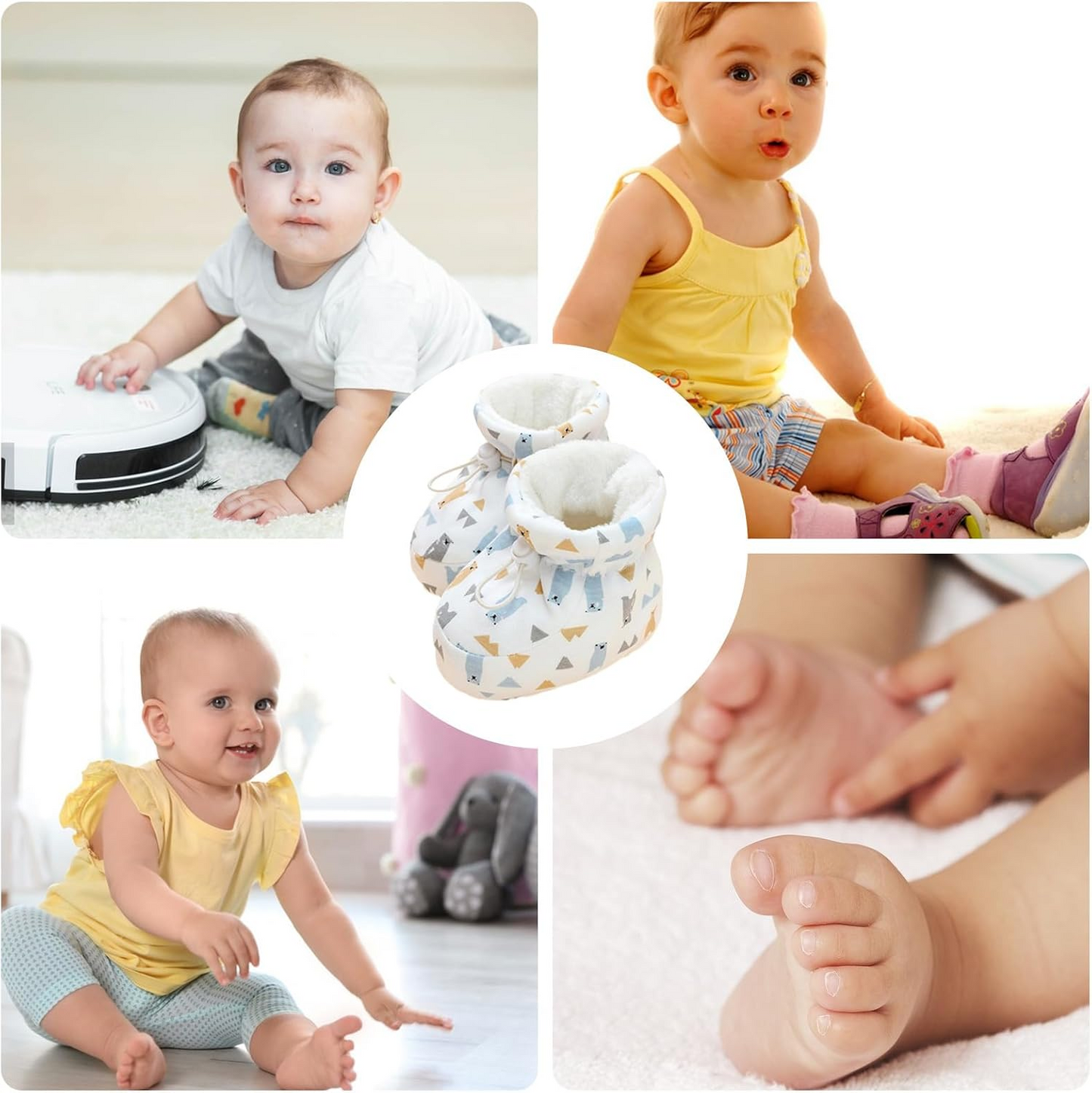 SnuggleToes™ – Топли ботушки против плъзгане за малки деца