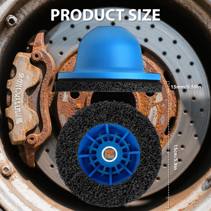 WheelShine™ – Абразивен диск за почистване на главина и спирачен диск