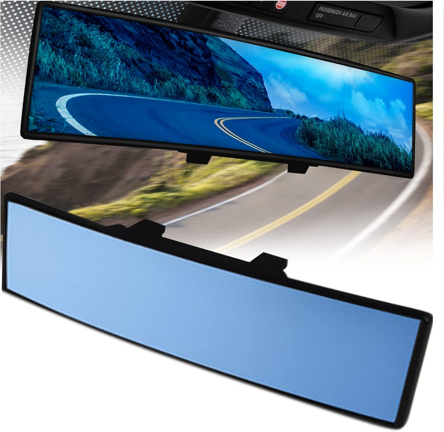 SafeView Elite™ – HD панорамно огледало за обратно виждане за автомобил