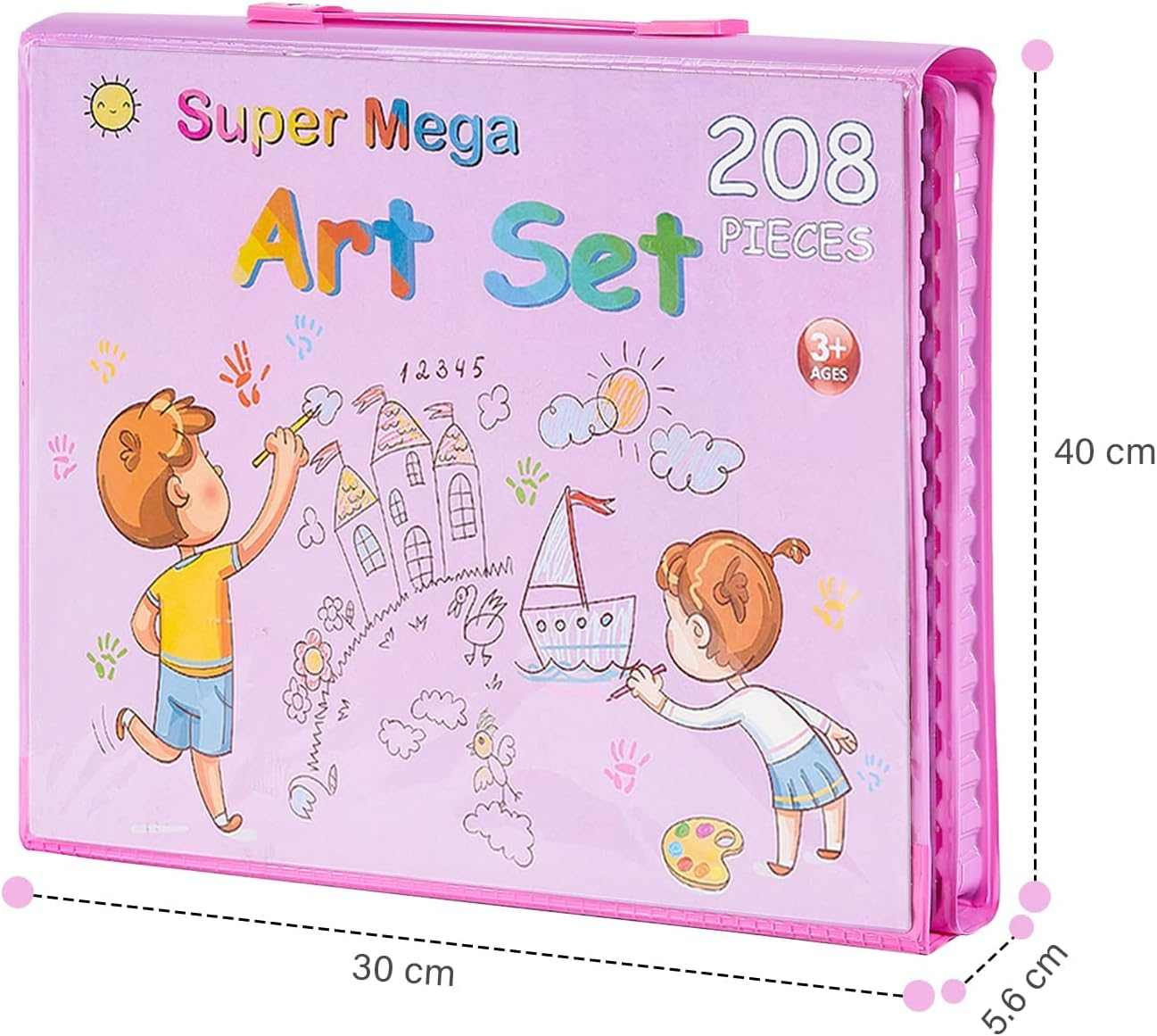Комплект за рисуване за малки художници (208 части)