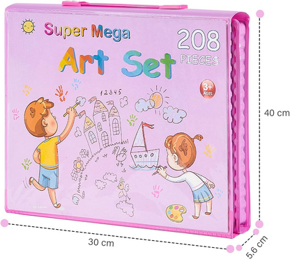 Комплект за рисуване за малки художници (208 части)