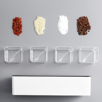 🔥1+1 ОФЕРТА!🔥SpicePro™ стенен органайзер за подправки