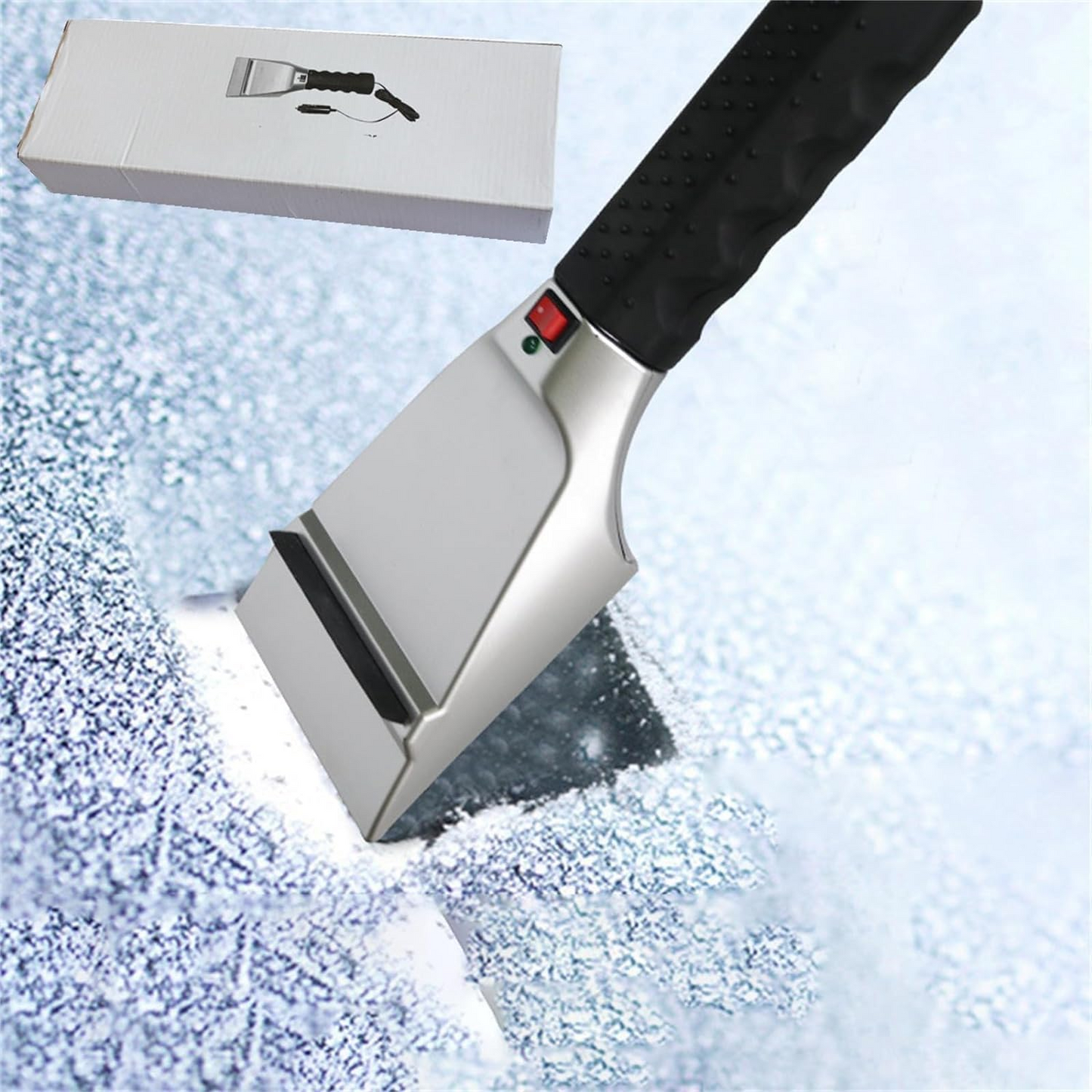 ОФЕРТА 1+1! FrostClear™ – Подгрявана стъргалка за лед и сняг