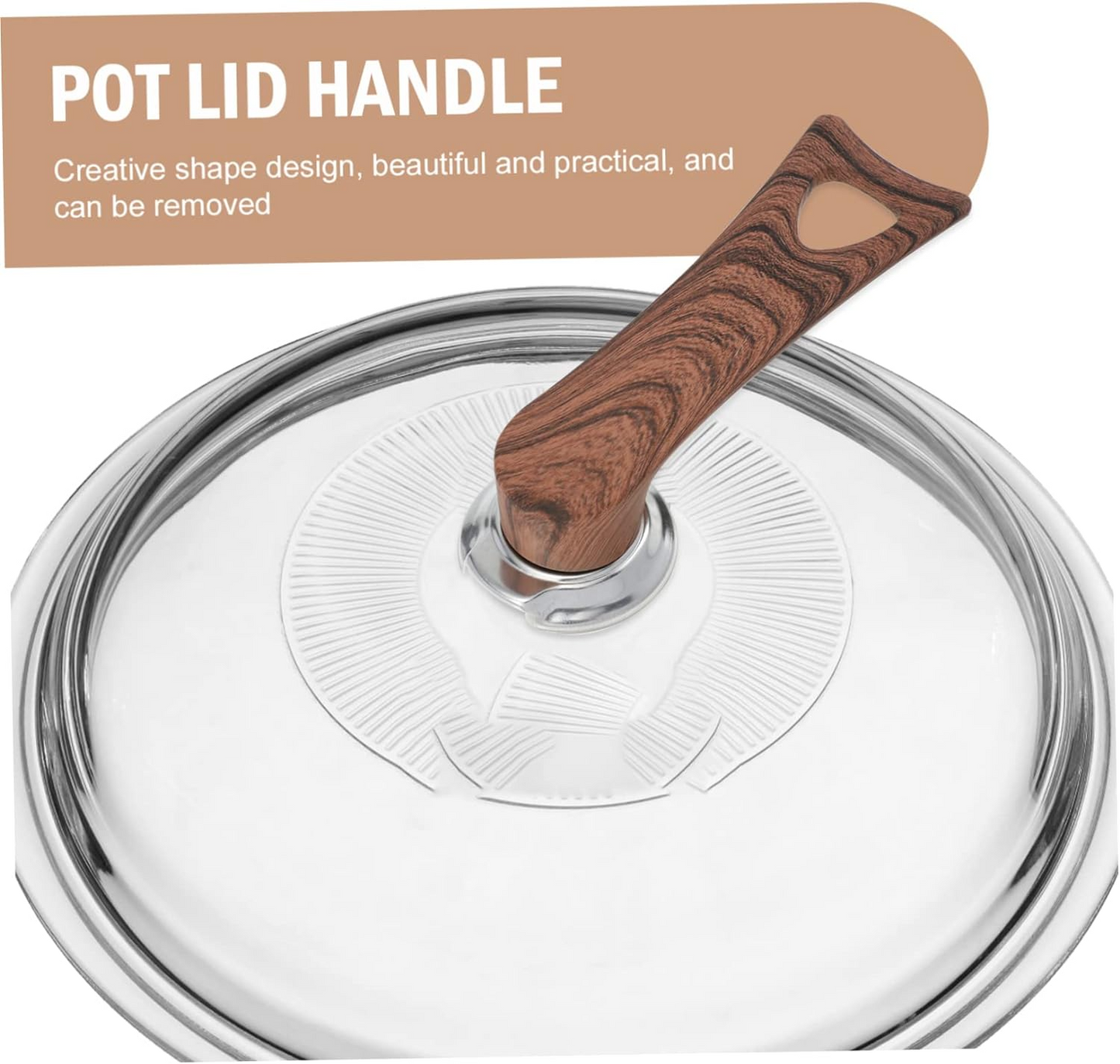 Комплект дръжки за капак на тенджера (2 части)