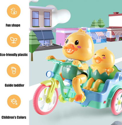 DuckRide™ – Електрическа играчка пате на триколка с музика и светлини