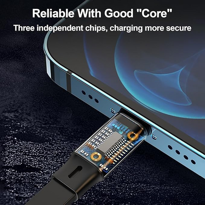 Прибиращ се кабел 3 в 1 [120 см], бързо зареждане 100 W