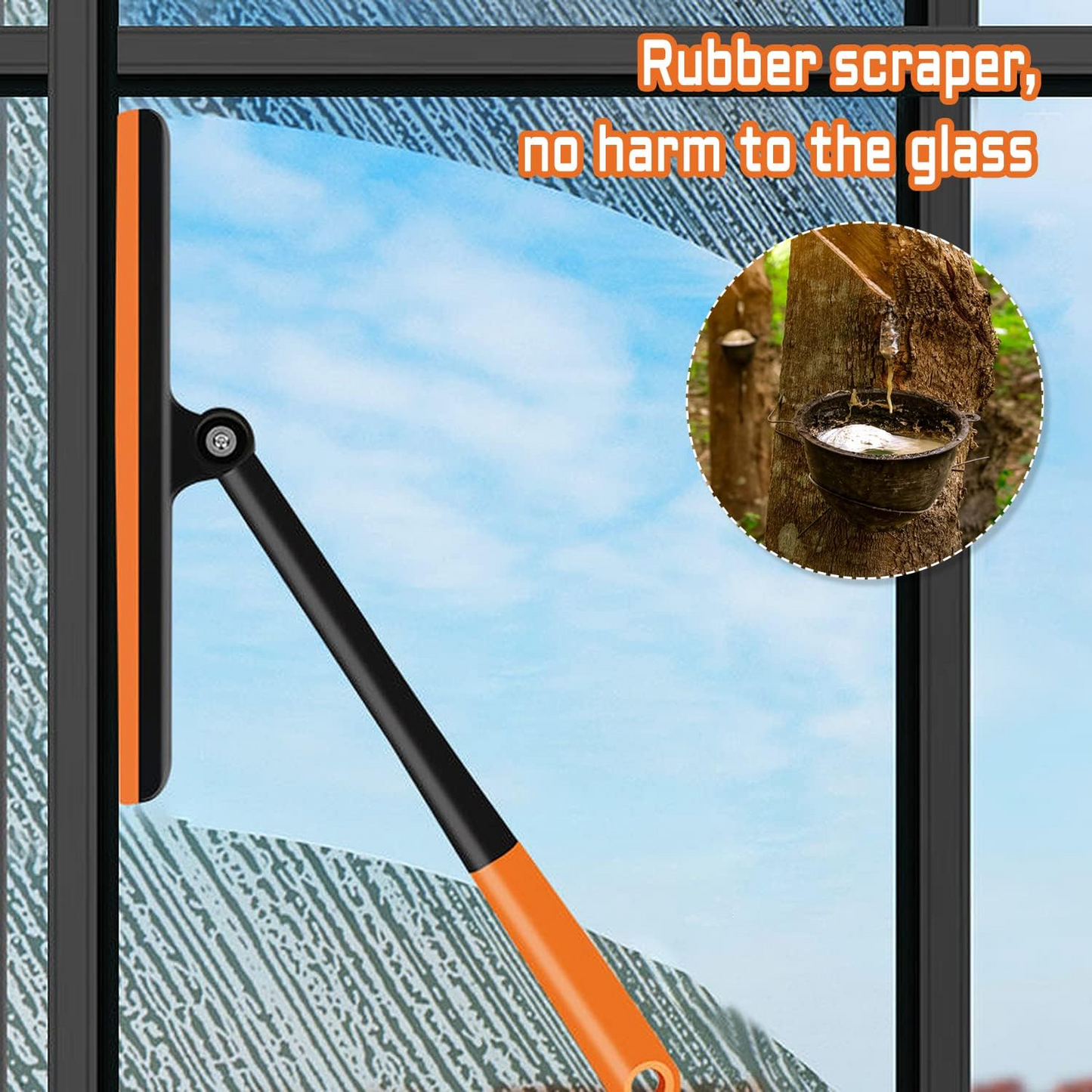 Въртяща се четка за почистване на прозорци